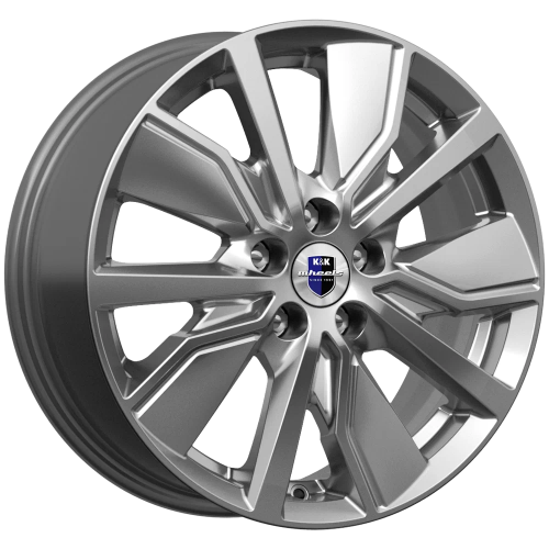 Диски K&K Гамбит 6,5x16 5x114,3 ET40 dia 67,1 дарк платинум Россия - 1
