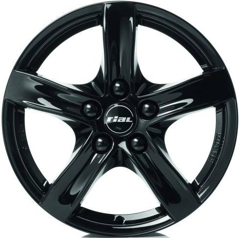 Диски Rial Arktis 7,5x17 5x114,3 ET52 dia 67,1 diamond black - 1