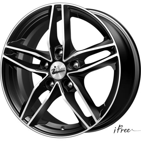 Диски iFree Moskva 6,5x16 5x114,3 ET35 dia 67,1 блэк джек Россия - 1