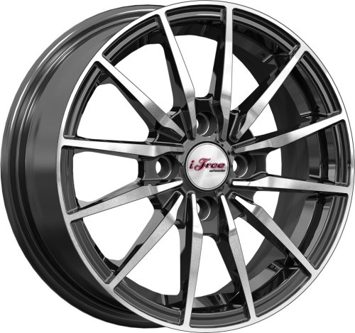 Диски iFree Финчер 5,5x14 4x100 ET42 dia 67,1 блэк джек - 1