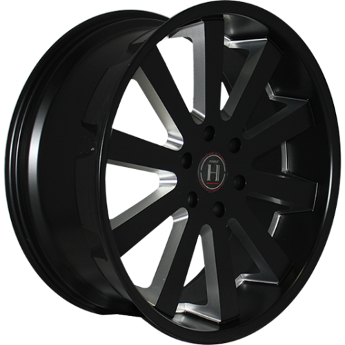 Диски Harp Y-10 9,5x22 6x139,7 ET25 dia 106,1 satin black__precision milling - 1