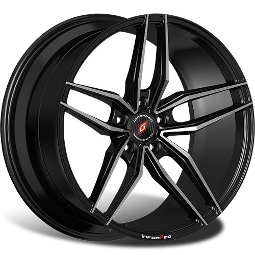 Диски Inforged IFG37 8x18 5x108 ET45 dia 63.3 black machined - 1