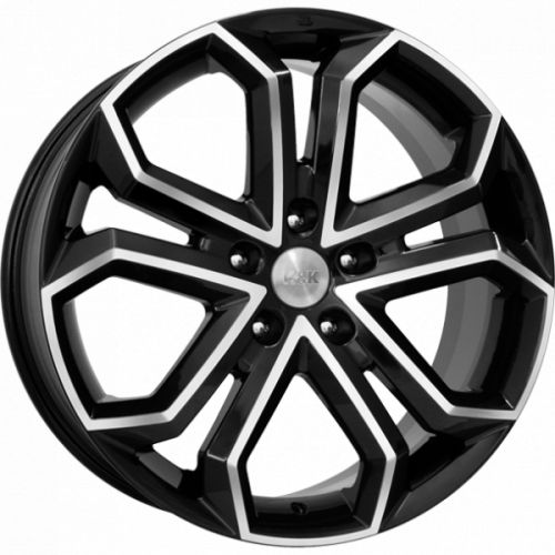 Диски K&K Пандора 8,5x19 5x114,3 ET45 dia 67,1 алмаз черный Россия - 1