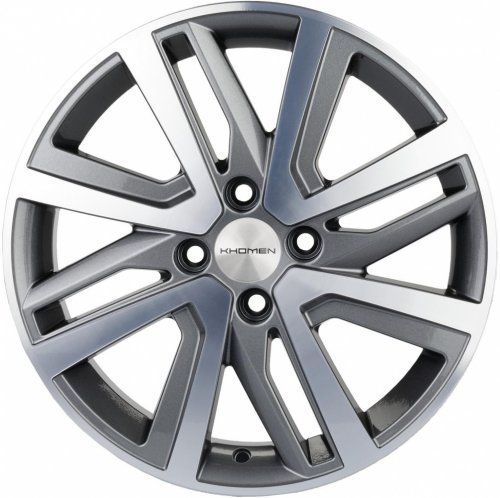 Диски Khomen Wheels KHW1609 (Stepway) 6x16 4x100 ET37 dia 60,1 gray-FP Россия - 1