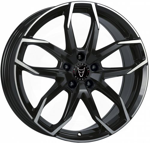 Диски Rial Lucca 6,5x17 4x100 ET49 dia 54,1 diamond black front polished - 1