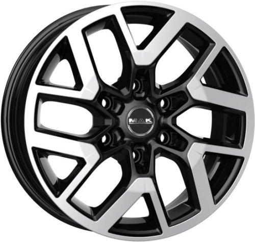 Диски MAK Gravel 7,5x17 6x139,7 ET38 dia 67,1 black mirror - 1