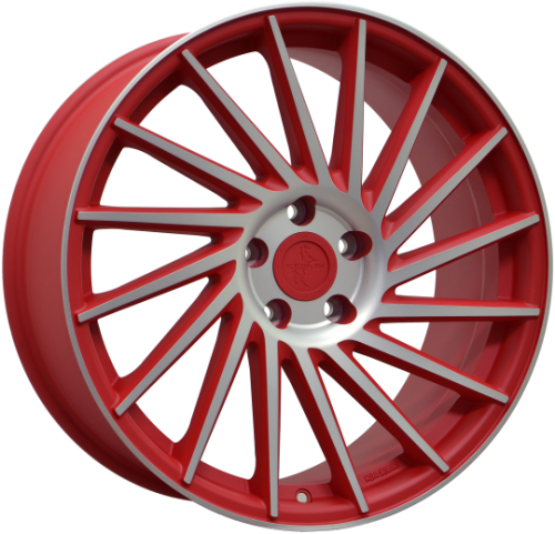 Диски Keskin Tuning KT17 8,5x19 5x112 ET45 dia 72,6 matt red front polish - 1