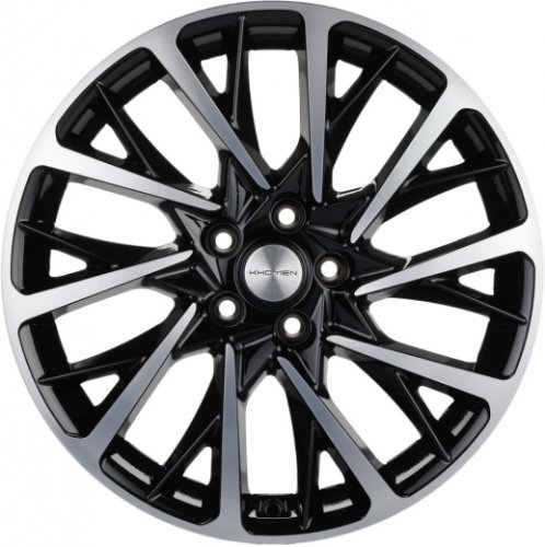 Диски Khomen Wheels KHW1804 (Jac/Москвич 3) 7,5x18 5x108 ET40 dia 54,1 black-FP - 1