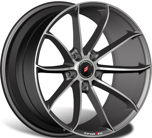 Диски Inforged IFG18 8x18 5x112 ET30 dia 66,6 black machined - 1