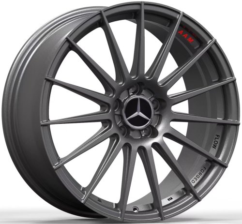 Диски Кованные диски Rennform Mercedes GLC 8,5x19 5x112 ET43 dia 66,6 серый матовый - 1