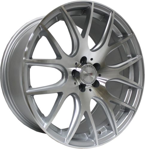 Диски Vissol V-001 9,5x18 5x120 ET40 dia 74,1 silver cut - 1