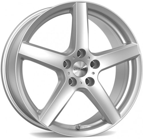 Диски Dezent TY 8x18 5x112 ET48 dia 70,1 silver - 1