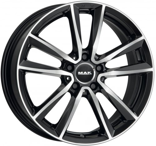 Диски MAK Bremen 8x18 5x112 ET48 dia 66,6 black mirror - 1