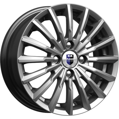 Диски K&K Акцент 7x17 5x108 ET45 dia 60,1 дарк платинум Россия - 1