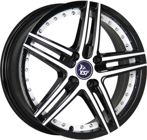 Диски YST X-1 8x18 5x105 ET42 dia 56,6 B+W+WSI - 1