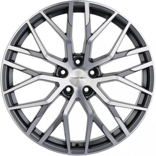 Диски Khomen Wheels KHW2005 (Audi/VW) 8,5x20 5x112 ET30 dia 66,5 gray-FP - 1