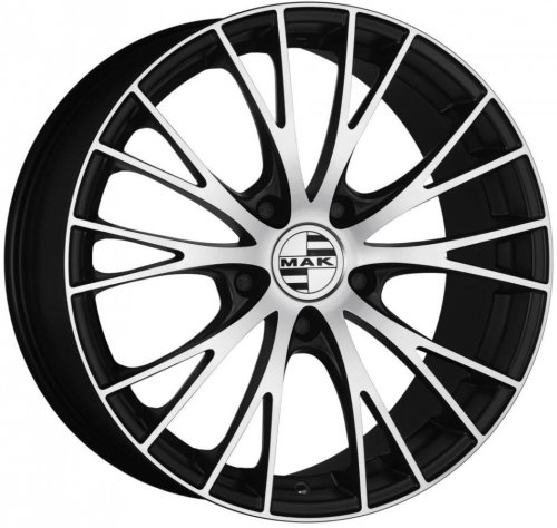 Диски MAK Rennen 8x18 5x112 ET21 dia 66,6 ice black - 1
