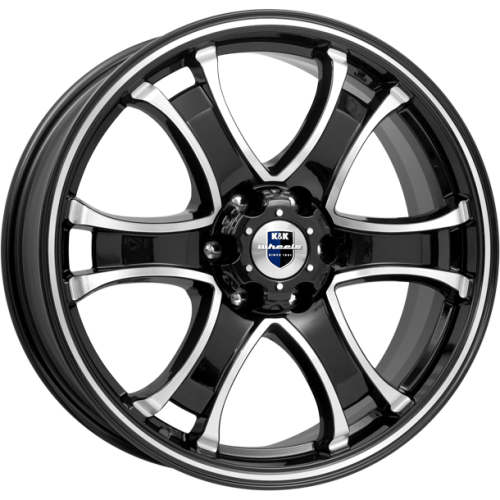 Диски K&K Балеар 7,5x18 6x139,7 ET38 dia 67,1 алмаз черный Россия - 1