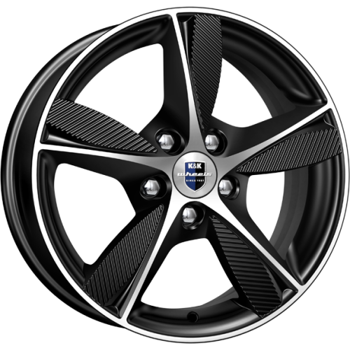 Диски K&K Кинезис 6,5x16 5x108 ET43 dia 67,1 алмаз черный - 1