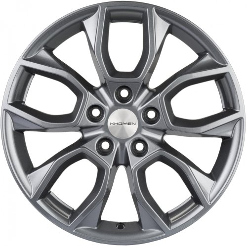 Диски Khomen Wheels KHW1713 (SantaFe) 7x17 5x114.3 ET47 dia 67.1 gray - 1