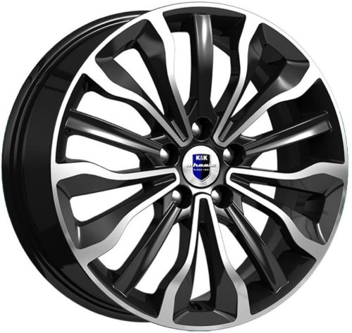 Диски K&K Атакама 6,5x17 5x100 ET48 dia 56,1 алмаз черный Россия - 1