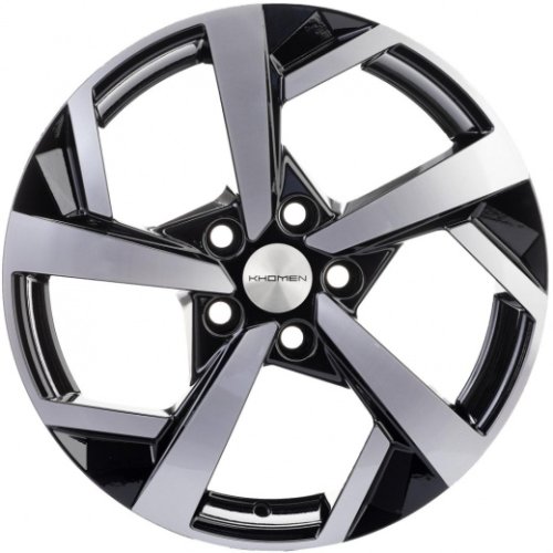 Диски Khomen Wheels KHW1712 (Karoq/Octavia/Passat/Tiguan) 7x17 5x112 ET43 dia 57,1 black-FP - 1
