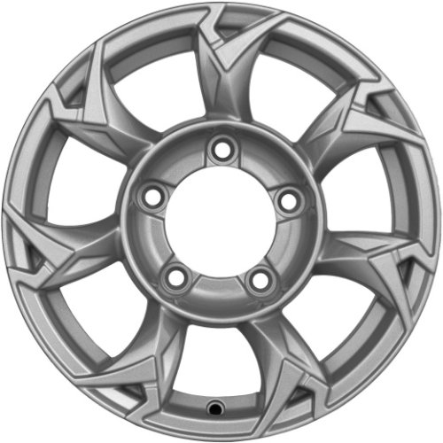 Диски Khomen Wheels KHW1505 (Lada NIVA 4x4) 5,5x15 5x139,7 ET5 dia 98,5 F-silver - 1