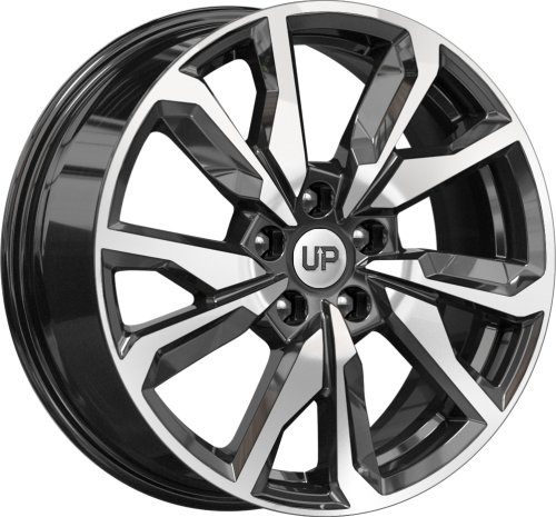 Диски Wheels UP Up114 7x17 5x114,3 ET45 dia 66,1 new diamond - 1
