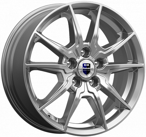 Диски K&K Адамар 6,5x16 5x100 ET40 dia 67,1 дарк платинум - 1