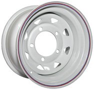 Диски Offroad wheels Land Rover 8x16 5x165,1 ET0 dia 125 белый - 1