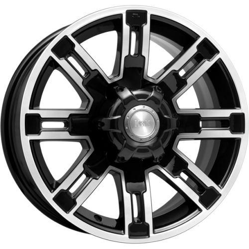 Диски K&K Полюс 7,5x16 6x139,7 ET30 dia 100,1 алмаз черный - 1