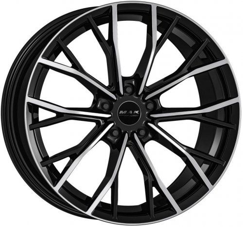 Диски MAK Mark 7,5x17 5x112 ET24 dia 66,6 black mirror - 1