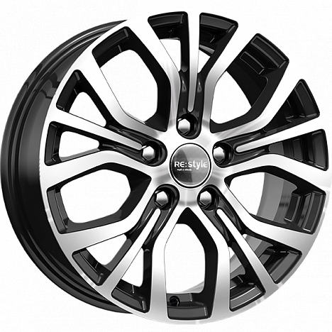 Диски iFree Replica КС736 (16_Outlander) 6,5x16 5x114,3 ET38 dia 67,1 алмаз черный Россия - 1