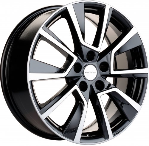 Диски Khomen Wheels KHW1802 (Kaleos) 7x18 5x114,3 ET35 dia 66,1 black-FP Россия - 1