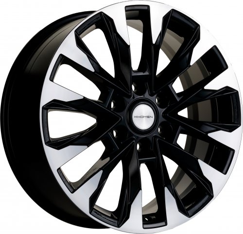 Диски Khomen Wheels KHW2010 (LC 300) 8x20 6x139,7 ET60 dia 95,1 black-FP - 1