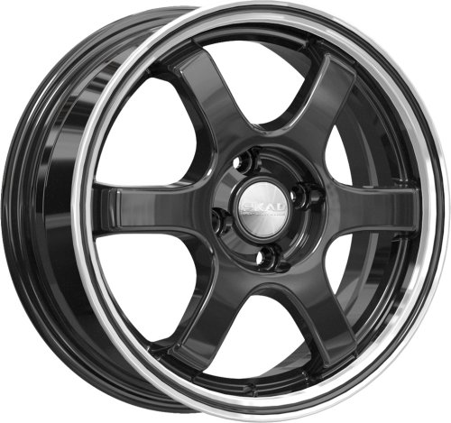 Диски Скад Киото 6x15 4x100 ET45 dia 67,1 алмаз-антрацит Россия - 1