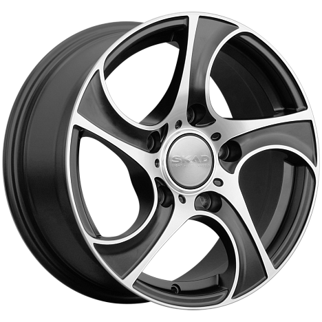 Диски Скад Вихрь 7x16 5x139,7 ET40 dia 98,5 алмаз бархат новый - 1