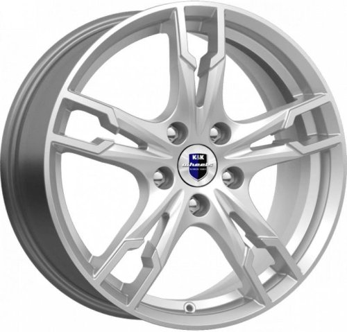 Диски K&K Солар 7x17 5x114,3 ET48,5 dia 67,1 сильвер Россия - 1