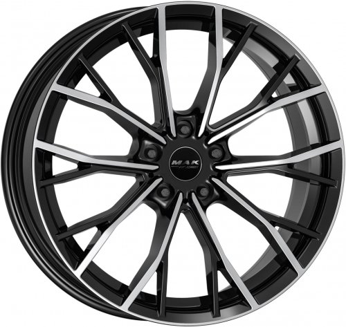 Диски MAK Mark 8x18 5x112 ET30 dia 66,6 black mirror - 1