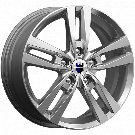 Диски K&K Rassvet 6,5x16 5x108 ET40 dia 67,1 дарк платинум Россия - 1