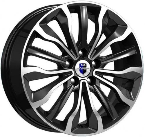 Диски K&K Атакама 6,5x17 5x100 ET48 dia 56,1 алмаз черный Россия - 1