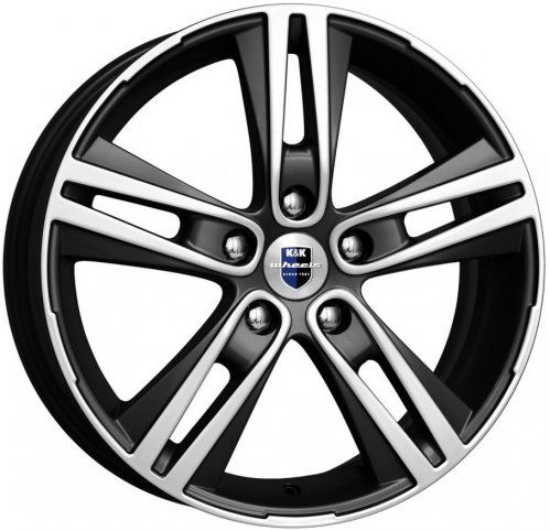 Диски K&K Прайм 6,5x17 5x114,3 ET48 dia 67,1 алмаз черный - 1