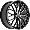 Fondmetal Makhai 9x21 5x112 ET26 dia 66,6 black glossy machined