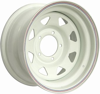 Offroad wheels УАЗ 8x16 5x139,7 ET-40 dia 110,5 белый
