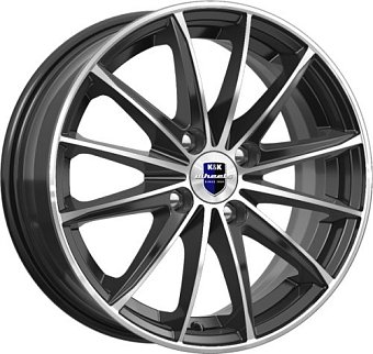 K&K Пойнт Бланк 6x15 4x100 ET45 dia 67,1 алмаз черный SK