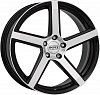 Dotz CP5 dark 7x17 5x108 ET45 dia 70.1 black polished