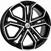 K&K Пандора 8,5x19 5x108 ET35 dia 67,1 алмаз черный Россия