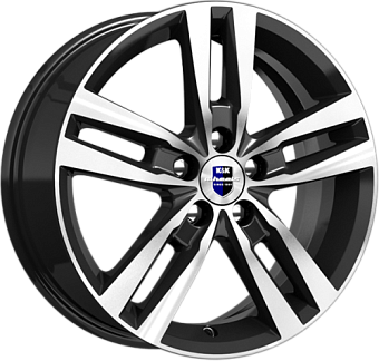 K&K Rassvet 6,5x16 5x114,3 ET40 dia 66,1 алмаз черный Россия