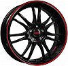 Dotz Shift pinstripe red 8x18 5x120 ET35 dia 72.6 black with red stripe Германия