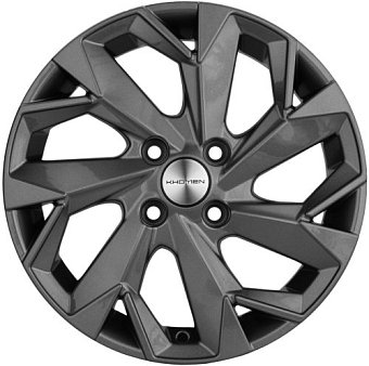 Khomen Wheels KHW1508 (XRay) 6x15 4x100 ET40 dia 60,1 gray Khomen Wheels KHW1508 (XRay) 6x15 4x100 ET40 dia 60,1 gray